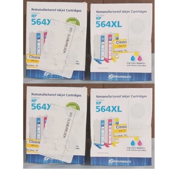 4 - Dataproducts Inkjet Cartridge replaces HP 564XL High Yield CMY Color Ink - Picture 1 of 1